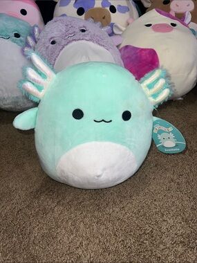Squishmallows Anastasia Axolotl Plush - Mint & White